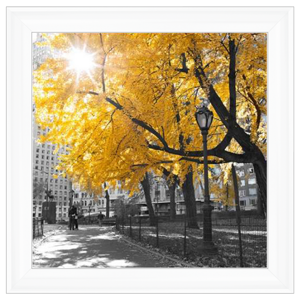 Central Park New York Yellow Tree  by Final Touches